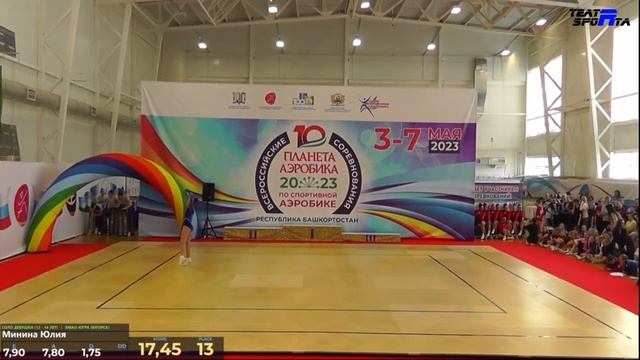 Всероссийские соревнования по спортивной аэробике «Планета Аэробика» г. Уфа 06.05.2023 смотреть онлайн