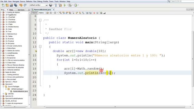 Ejercicio #21 de Java.- Obtener número aleatorio entre 0 y 100 (Método random). смотреть онлайн