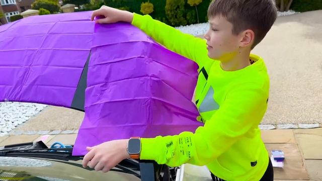 Обклеили бумагой мамину машину смотреть онлайн