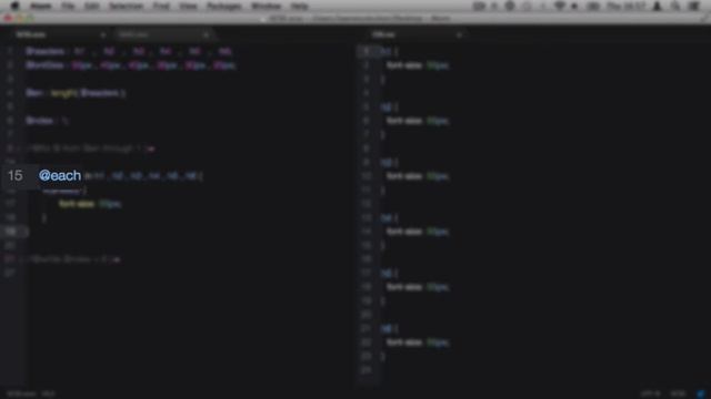 Loops in SASS смотреть онлайн