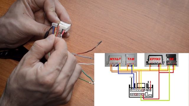 KIA RIO 3 Круиз-контроль ДОПОЛНЕНИЕ (перепиновка провода версии с подогревом руля) смотреть онлайн