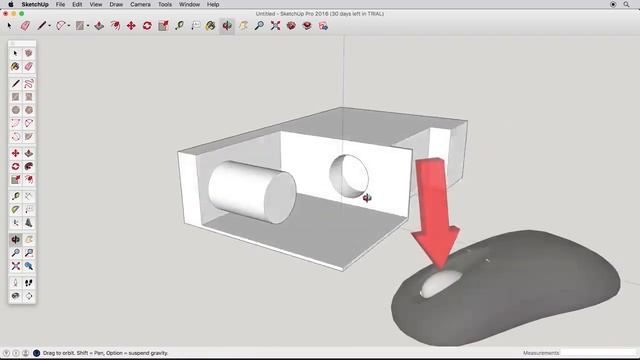 Быстрый старт в SketchUp. Урок 1.