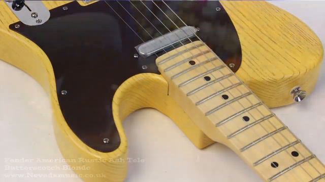 Fender FSR American Rustic Ash Tele Butterscotch Blonde Demo смотреть онлайн