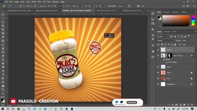food drive flyer - Label On Bottle Photoshop - Packaging Design - Product Template PSD free downloa смотреть онлайн