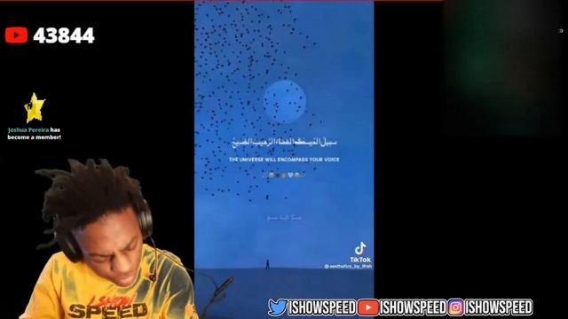 @IShowSpeed Listening Islamic Arabic Nasheed ❤️ GONE Emotional ? смотреть онлайн