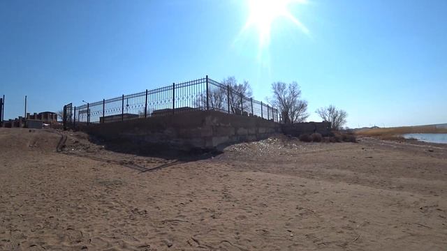 Город Балхаш | с улицы Мира на пляж 21-го квартала весной 2021 года смотреть онлайн