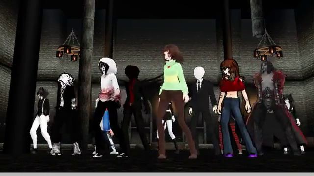 MMD - Thriller (UNDERTALE X Castlevania X FNAF X CP X CP OC X Hotel Transylvania X BATIM) смотреть онлайн
