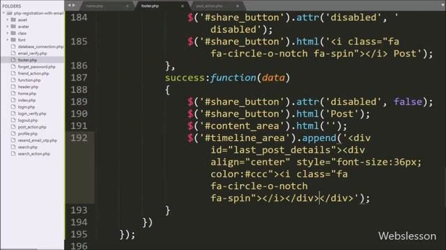 Share Simple Post | Make Social Networking Sites in PHP using Ajax - 14 смотреть онлайн