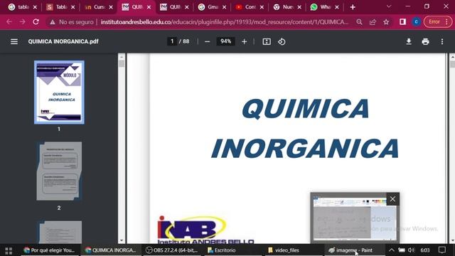quimica inorganica смотреть онлайн