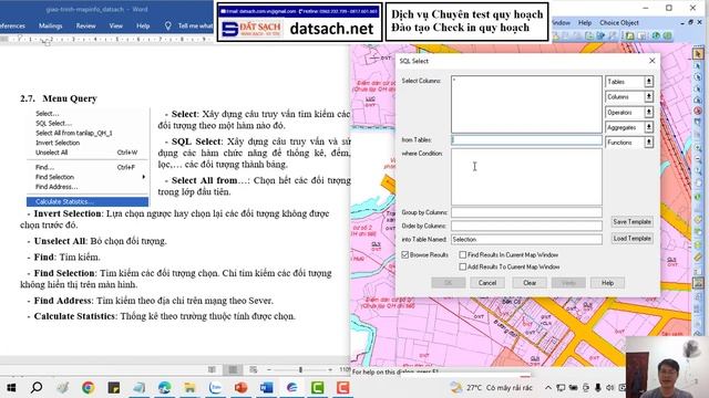? Bài II.11_Giới Thiệu Chức Năng Menu QUERY Trong Mapinfo 15.8 смотреть онлайн
