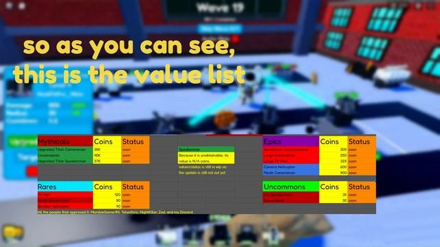 The MOST Accurate Value List For Trading! | Toilet Tower Defense смотреть онлайн