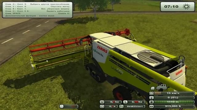 Farming Simulator 2013 ч81 - Комбайн Claas Lexion смотреть онлайн