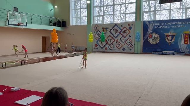 Турнир по художественной гимнастике СПБ ГБУ СОК ИЖОРЕЦ 04.03.2023 Арзамасова Марика смотреть онлайн