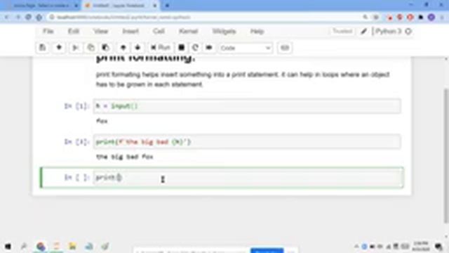 print formatting | python | samhith | kadiyala смотреть онлайн