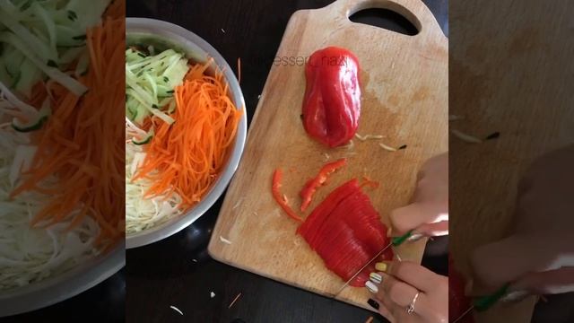 Вкусный и быстрый салат с заправкой «Чим-Чим»? смотреть онлайн