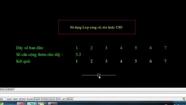 Sử dụng Lisp cộng, tên lệnh: cso смотреть онлайн