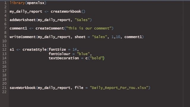 Add Comments to Excel with RStudio and openxlsx package [4k] смотреть онлайн