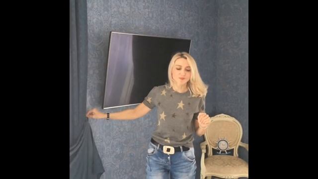 Синие шторы в тренде. Красивая драпировка портьер. смотреть онлайн