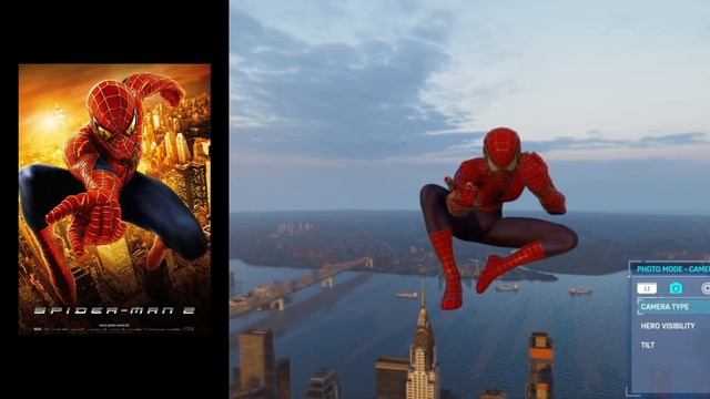 Spider-Man PS4 | Recreating ALL Spider-Man Trilogy Posters смотреть онлайн
