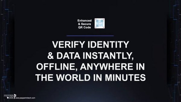 Enhanced QR Code with Biometric Authentication