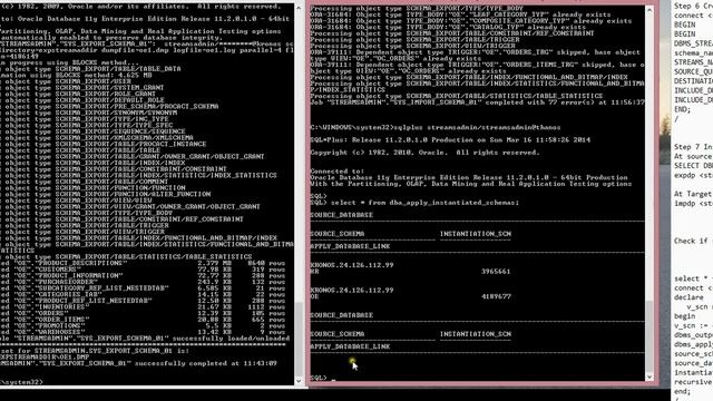 Oracle Streams Setup Demo Pt 3 of 3 смотреть онлайн