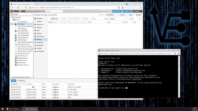Installing Apache2 in an LXC смотреть онлайн