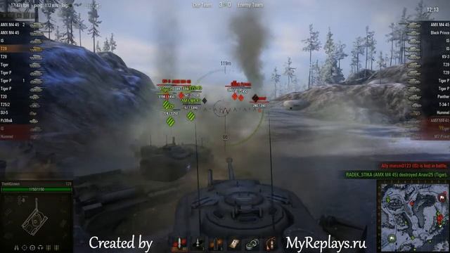 WOT: Arctic Region - T29 - 4 frags смотреть онлайн
