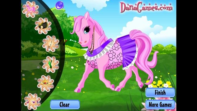 NEW мультик онлайн для девочек—Пони одевалка—Игры для детей смотреть онлайн