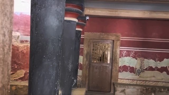 Palace of Knossos. Labyrinth of the Minotaur. Crete. Greece.Кносский дворец.Лабиринт Минотавра.Крит смотреть онлайн