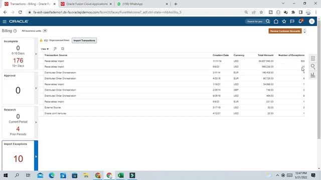 how to rectify and reimport the auto invoice error in oracle fusion смотреть онлайн