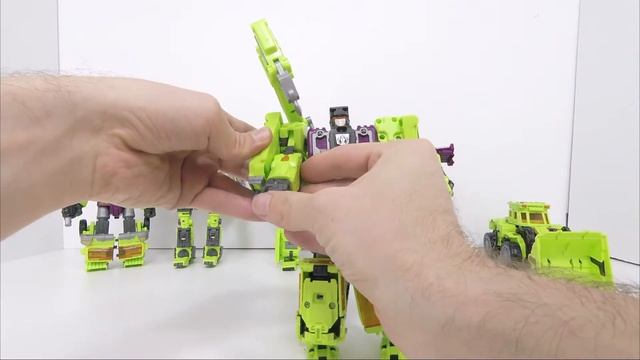 Новый! Трансформер Девастатор / Devastator NBK. Собираем большого робота! смотреть онлайн