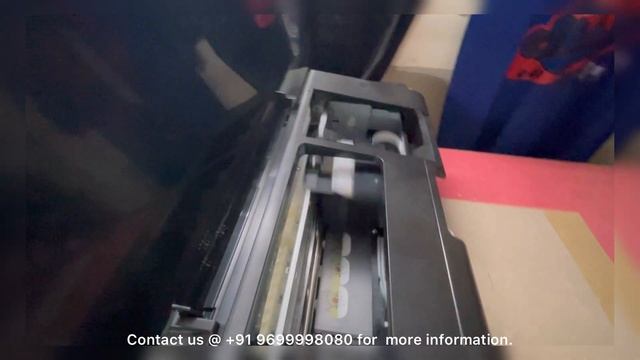 DTF Roll to Roll L805 or L1800 working setup live demo at Creative Graphics India смотреть онлайн