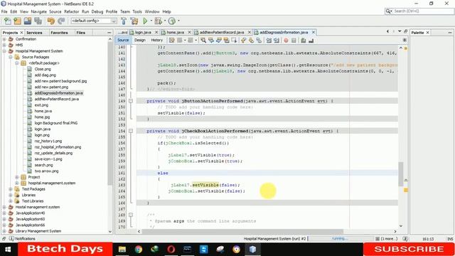 4. Hospital Management System in java - Add Diagnosis Information (JFrame, Mysql Database, Netbeans смотреть онлайн
