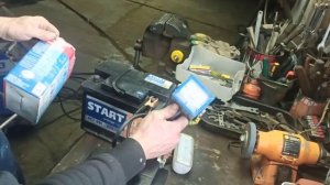 Проверка аккумулятора 60 а/ч нагрузочной вилкой 100 А