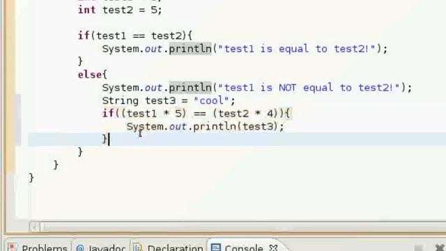 Java Video Tutorial 13: If Statements (Pt 3 of 3) смотреть онлайн