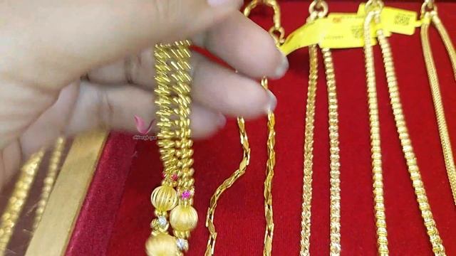 SARAVANA ELITE 4% WASTAGE 16 Gm long chain collections with weight & wastage ,Angadi theru shopping смотреть онлайн