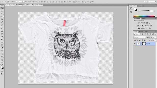 Editing A StyleShoots TIFF Alpha Mask In Photoshop