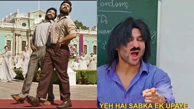 RRR Vs Harsh Beniwal Nacho Nacho Vs Jhatu Jhatu |Funny Dance | Comparison|