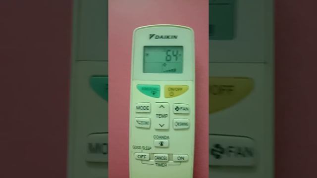 Daikin AC remote °F to °C ||| How to change temp° from Fahrenheit to celcius in Daikin AC remote. смотреть онлайн