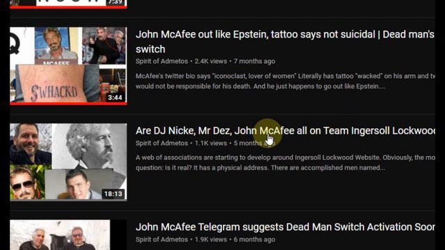 Ingersoll Lockwood appears to Despise Austin Steinbart | John McAfee Ingersoll Deadman Switch смотреть онлайн