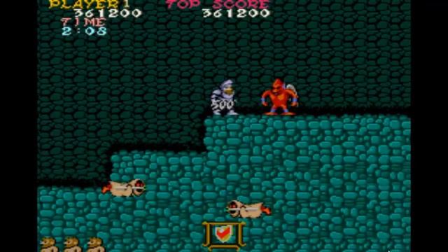 Ghosts'N Goblins / Makaimura - MAME32 - Walkthrough