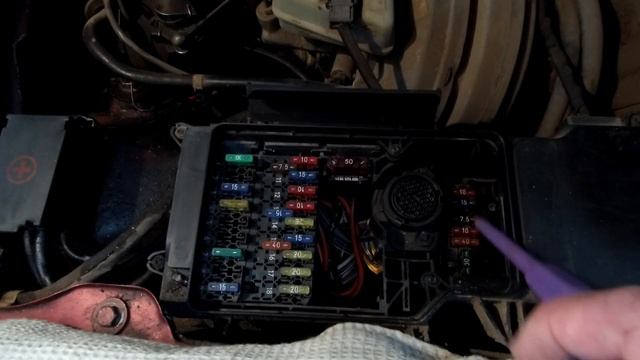 Предохранители/Fuse Mercedes W210.