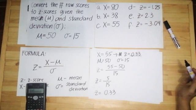 Conversion of Z-SCORE to RAW SCORE - VICE VERSA смотреть онлайн
