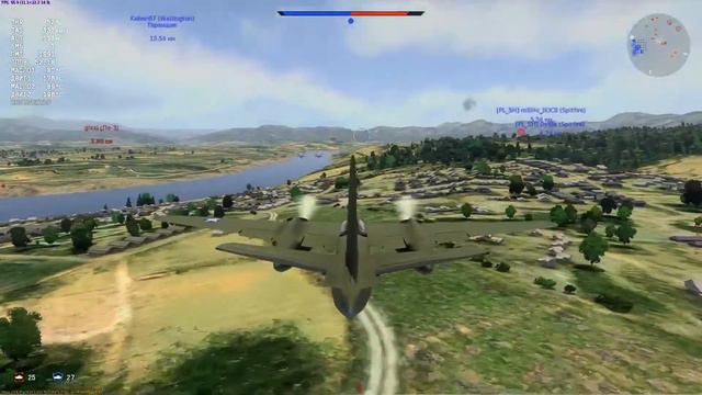 War Thunder Звено на Корее Douglas A-20G-30 Havoc e0063 смотреть онлайн