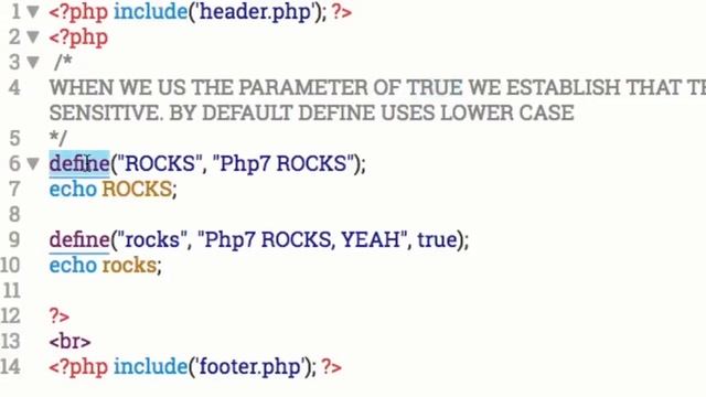PHP 7 Constants Notice: Constant already defined LESSON 13 смотреть онлайн