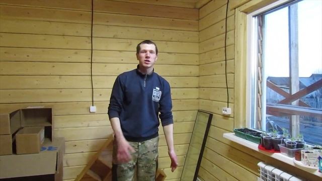 Строим дом - Лестница на второй этаж - Треснувший стеклопакет - Самодельная кухня /57 смотреть онлайн