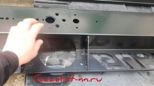 задний брус на газель доработанный!!!