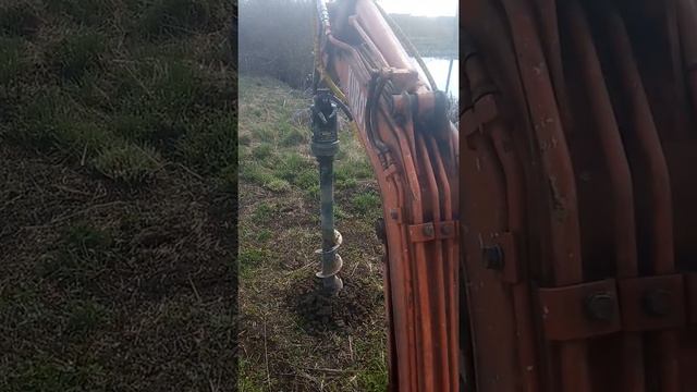 Ямобур, бурение грунта под забор, ямобур в Тосно смотреть онлайн