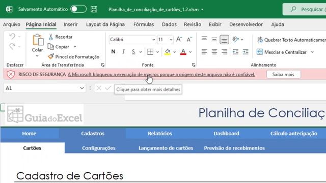 A Microsoft Bloqueou a Execução de Macros Porque a origem deste Arquivo Não é Confiável смотреть онлайн