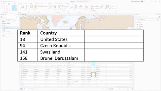 Join tabular data to a spatial layer смотреть онлайн